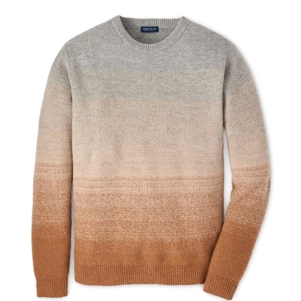 $495 Peter Millar Crown Crafted Marlton 100% Cashmere Crewneck Sweater XXL NEW